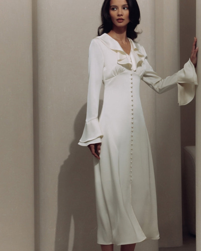 MADELEINE | VINTAGE-INSPIRED BUTTON DRESS