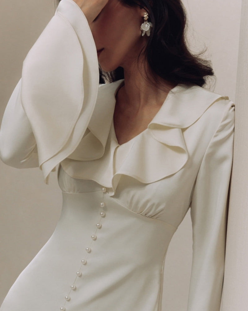 MADELEINE | VINTAGE-INSPIRED BUTTON DRESS