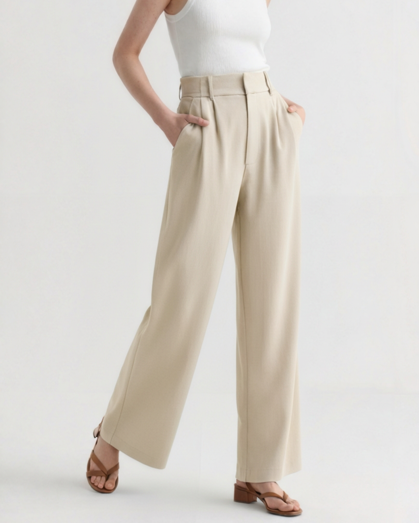 LENA | CLASSIC WIDE-LEG TROUSERS