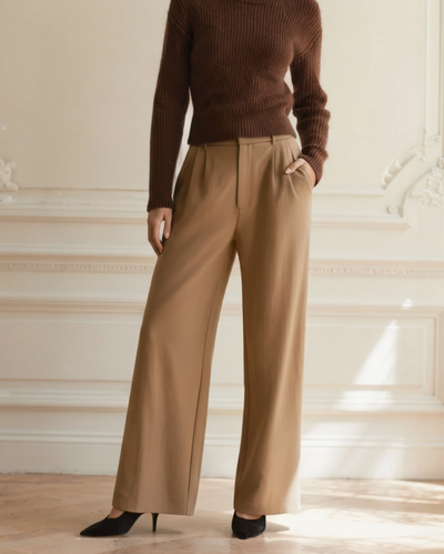 LENA | CLASSIC WIDE-LEG TROUSERS