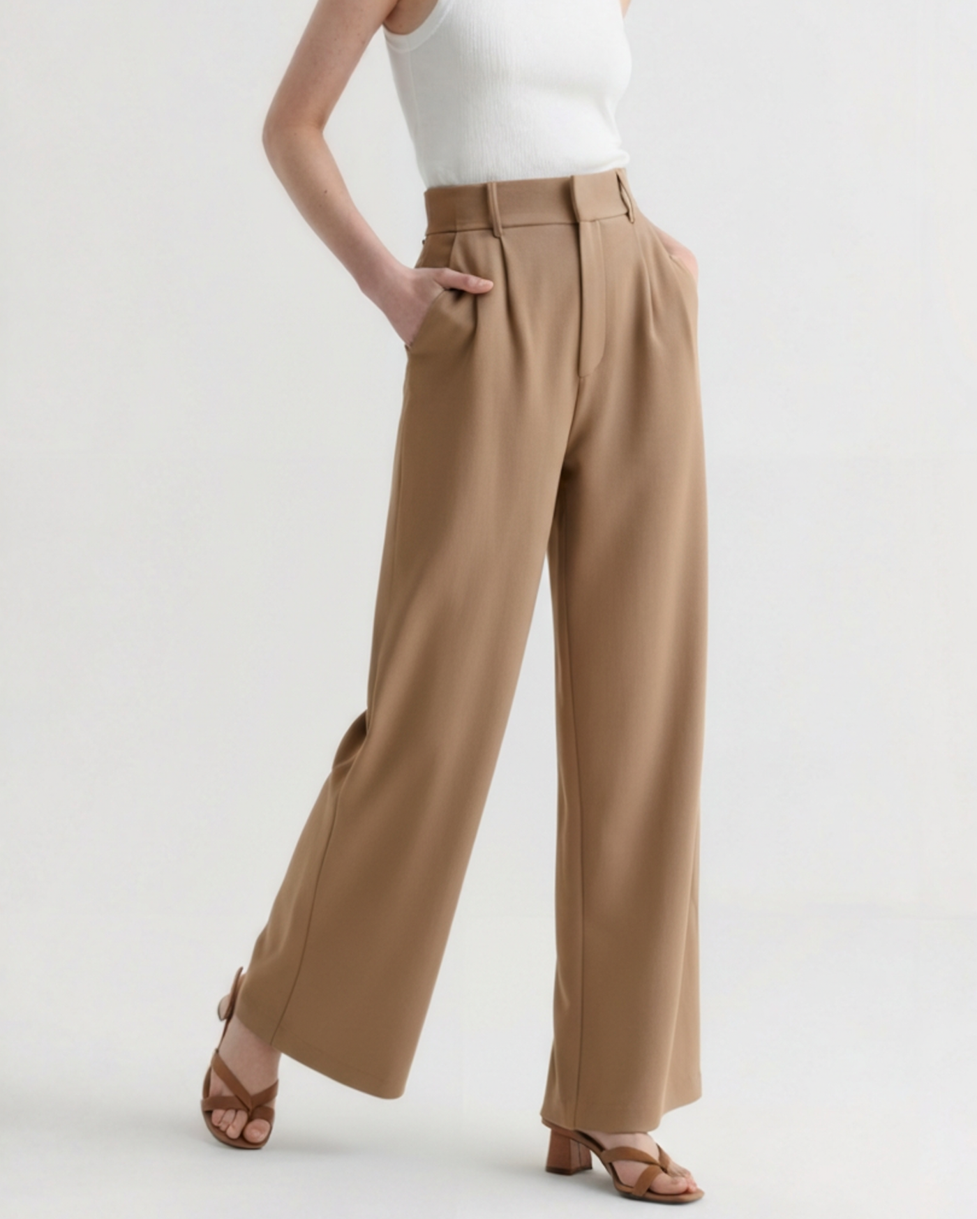 LENA | CLASSIC WIDE-LEG TROUSERS